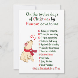 Doggy Christmas, Hondenvakantie Kaart