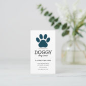 Doggy Day Care | Dog Walker | Pet Sitter Visitekaartje (Staand voorkant)