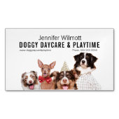 Doggy Daycare Magnetisch Visitekaartje (Voorkant)