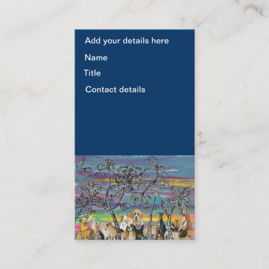 Doggy Days Visitekaartjes (Voorkant)