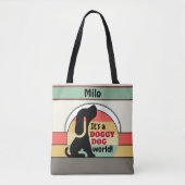  Doggy Dog Naam Tote Bag (Voorkant)