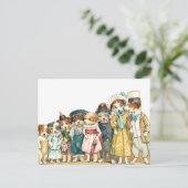 Doggy Family Briefkaart (Staand voorkant)