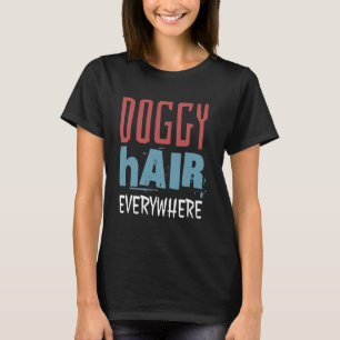 Doggy Hair Everywhere Funny Siberian Husky en zij T-shirt