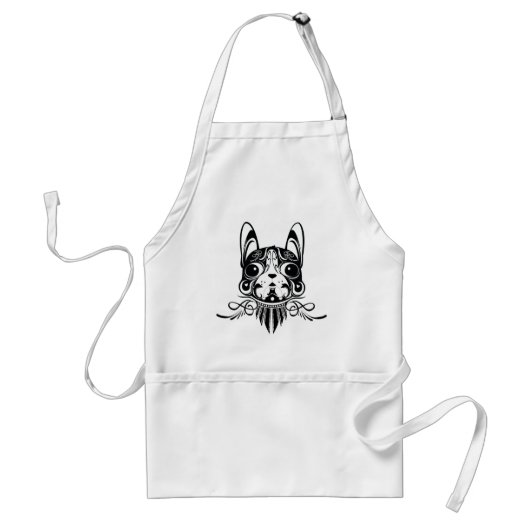 doggy hond puppy design aprons standaard schort (Voorkant)
