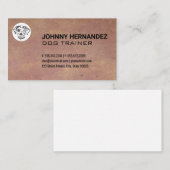 doggy icon | hondentrainer | Dierenbescherming Visitekaartje (Voorkant / Achterkant)