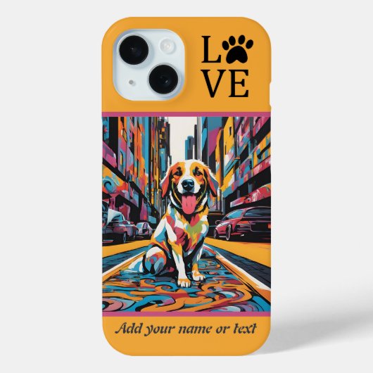 Doggy iPhone / iPad hoesje (Achterkant)