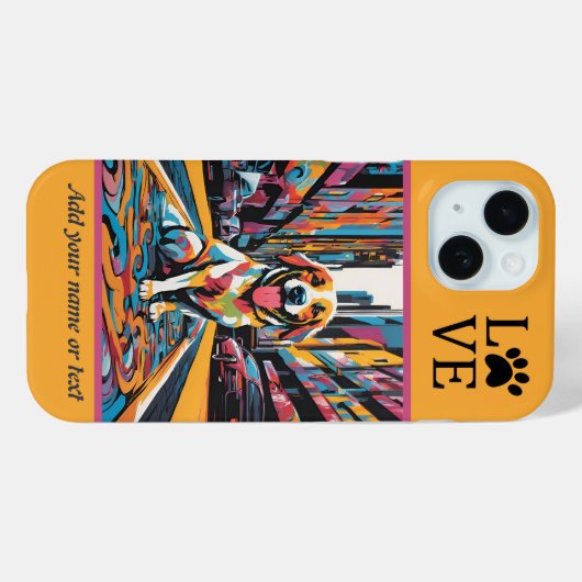 Doggy iPhone / iPad hoesje (Achterkant (horizontaal))