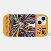 Doggy iPhone / iPad hoesje 15 Case (Achterkant horizontaal)
