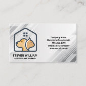 Doggy Kat House Logo | Services voor dierenwinkels Visitekaartje (Voorkant)