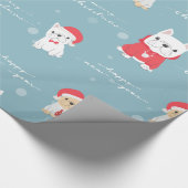 Doggy - kerstcadeautje cadeaupapier (Hoek)