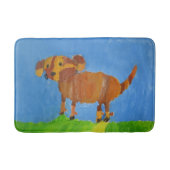 Doggy: "Kunst van kinderen" Badmat (Voorkant)