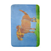 Doggy: "Kunst van kinderen" Badmat (Voorkant Verticaal)