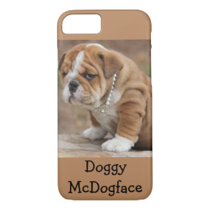 Doggy McDogface English Bulldog Case-Mate iPhone Case