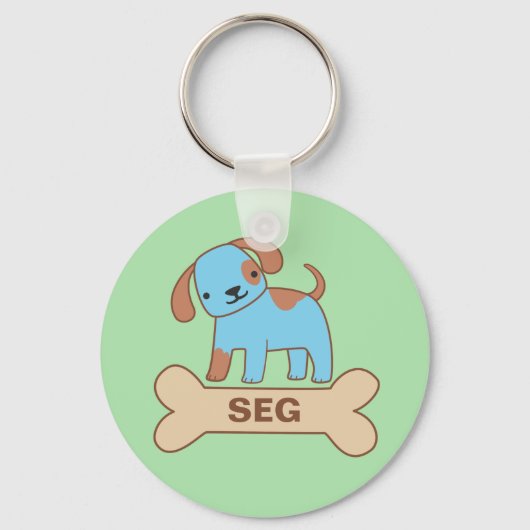 Doggy Name Tag Sleutelhanger (Voorkant)