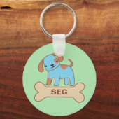 Doggy Name Tag Sleutelhanger (Voorkant)