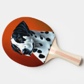 Doggy Paddle Dalmatian Tafeltennisbatje (Zijkant)