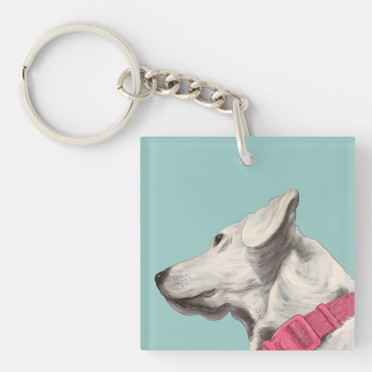 Doggy Painting Sleutelhanger (Voorkant)