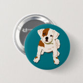 Doggy Ronde Button 5,7 Cm (Voorkant /achterkant)