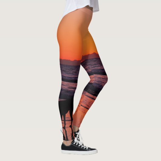Doggy stranddag. leggings (Rechts)
