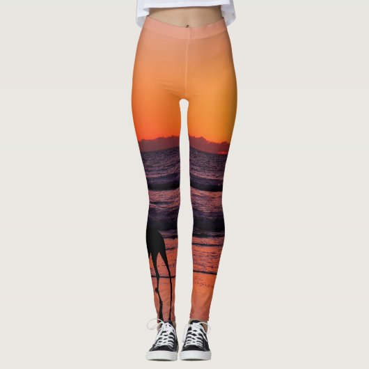 Doggy stranddag. leggings (Voorkant)