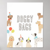 Doggy Tassen Puppy Party Verjaardag Favorieten Tek Poster (Voorkant)