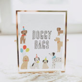 Doggy Tassen Puppy Party Verjaardag Favorieten Tek Poster