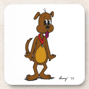 Doggy Toon Cork Onderzetters