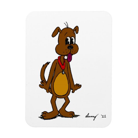 Doggy Toon Flexible Magnet Magneet (Verticaal)