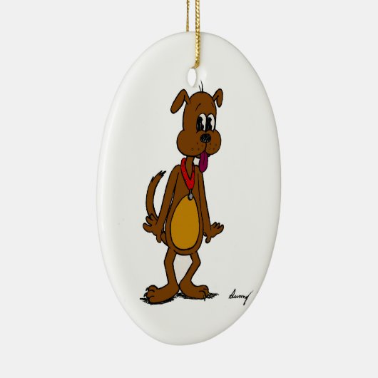 Doggy Toon Ornament (Rechts)