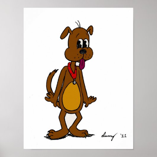 Doggy Toon Print (Voorkant)