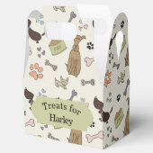 Doggy Treats Favor Box Bedankdoosjes (Geopend)