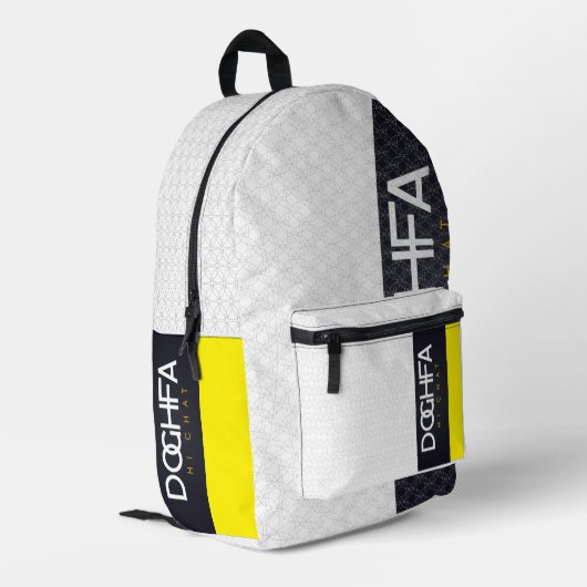 DOGHFA BEDRUKTE RUGZAK (Achterkant Hoek Links)