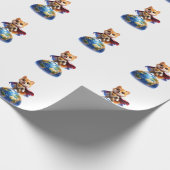 DOGI Held – Red de Wereld Cadeaupapier (Hoek)