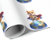 DOGI Held – Red de Wereld Cadeaupapier (Rol Hoek)