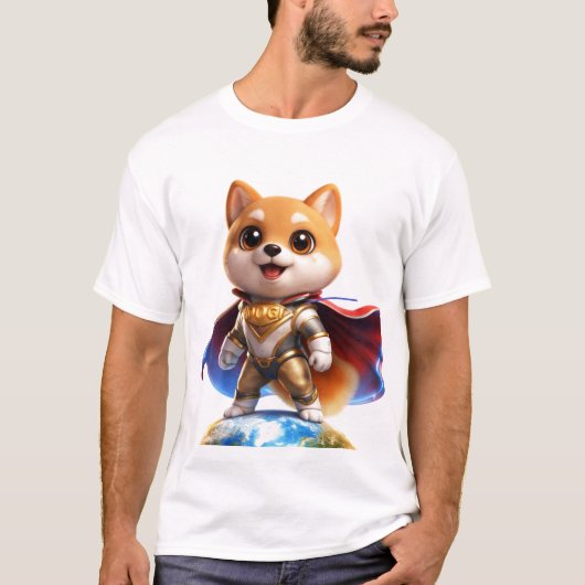 DOGI Held – Red de Wereld T-shirt (Voorkant)