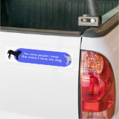 Dogisme's "True Love" Blue Bumpersticker (Op Truck)