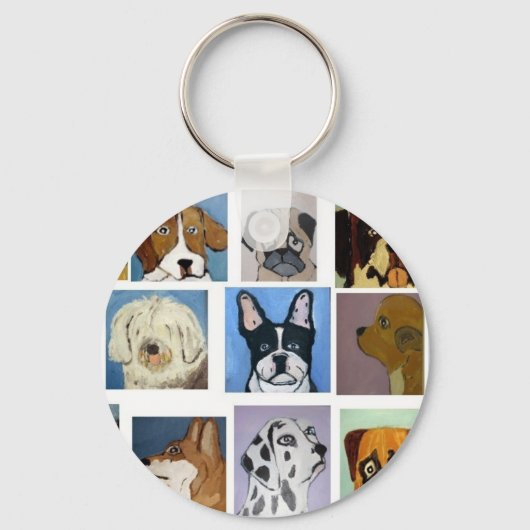 dogloversdroom sleutelhanger (Voorkant)