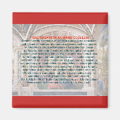 Dogma de Fide "Extra Ecclesiam Nulla Salus" Magneet (Voorkant)