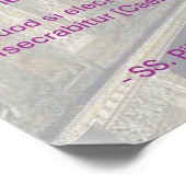 Dogma van de Pontificaliteit Poster (Hoek)