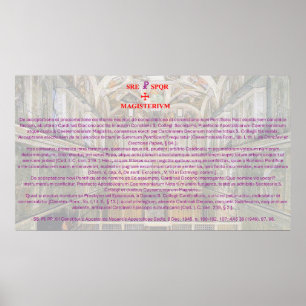 Dogma van de Pontificaliteit Poster