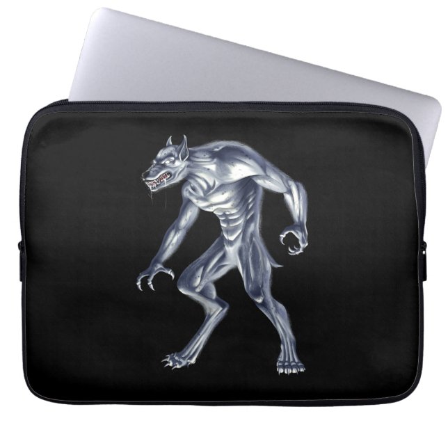 Dogman Cryptid Beast Laptop Sleeve (Voorkant)