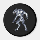 Dogman Cryptid Beast Magneet (Voorkant)