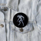 Dogman Cryptid Beast Ronde Button 7,6 Cm (In situ)