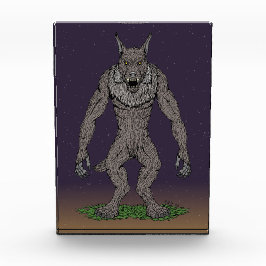 Dogman Cryptid of Weerwolf Fotoblokken