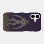 Dogman Cryptid of Weerwolf iPhone 16 Hoesje (Achterkant horizontaal)