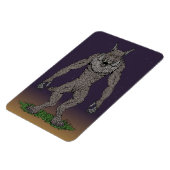Dogman Cryptid of Weerwolf Magneet (Linkerzijde)