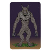 Dogman Cryptid of Weerwolf Magneet (Verticaal)