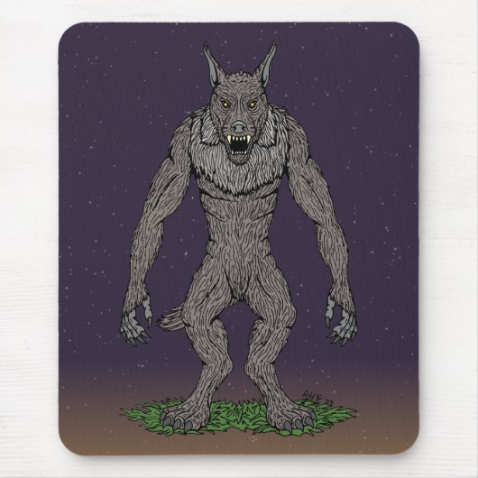 Dogman Cryptid of Weerwolf Muismat (Voorkant)