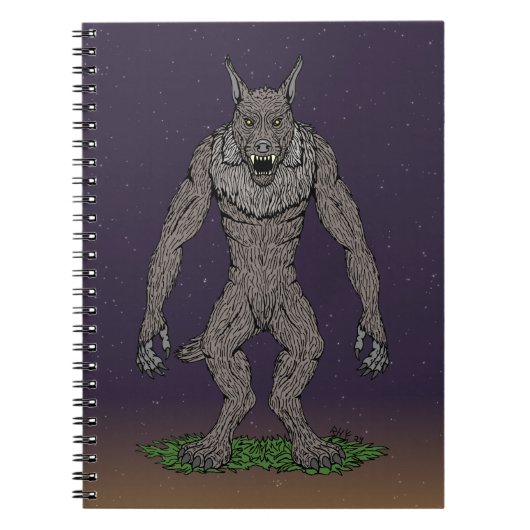 Dogman Cryptid of Weerwolf Notitieboek (Voorkant)