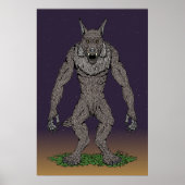 Dogman Cryptid of Weerwolf Poster (Voorkant)